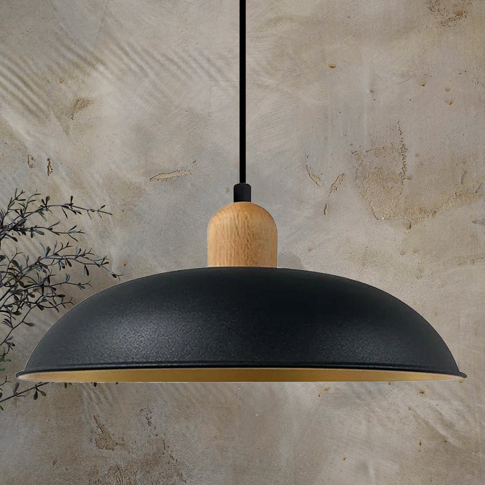 Lungo Holzkopfteil Einzelleuchter